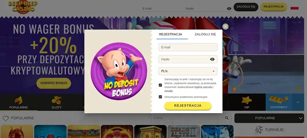Beep Beep casino review section 2