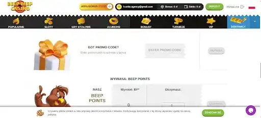 Beep Beep casino review section 4